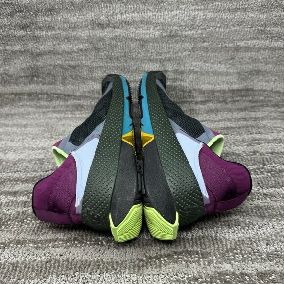 NIKE GO FlyEase Black/Black-Lime Glow Men’s Size 8.5 Folding Hands Free - Picture 8 of 9